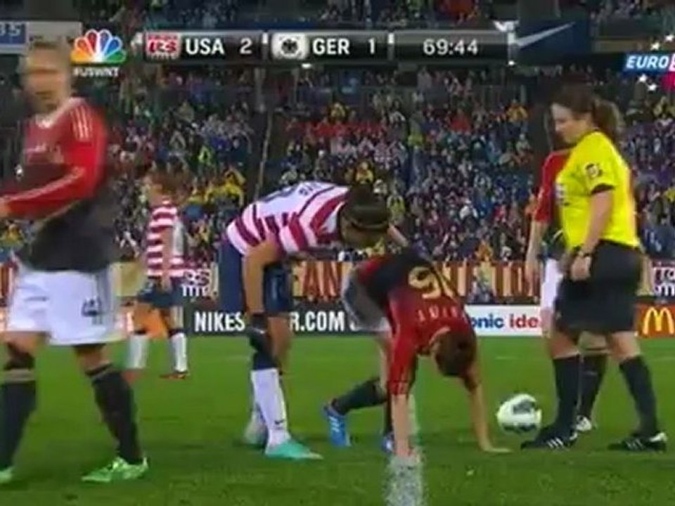 Frauenfußball, 2012-10-24 USA x GER, 2. Halbzeit