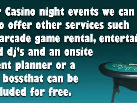 Nationwide Casino Rental (800) 407-2788