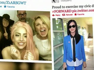 Eva Longoria pleure en célébrant la victoire d'Obama