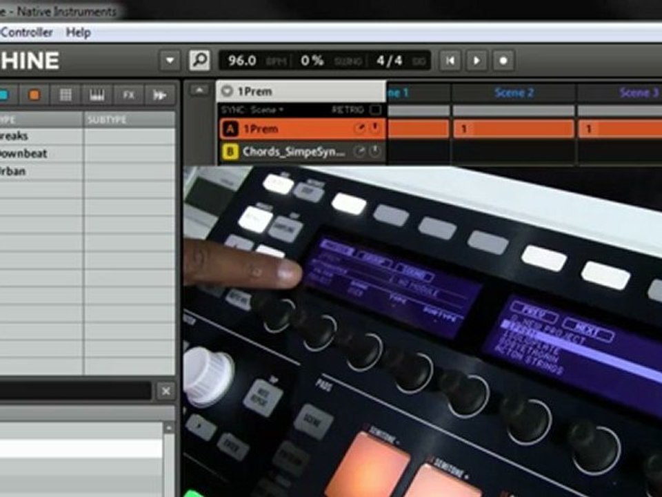 Maschine Tip - How to load a new project from the controller