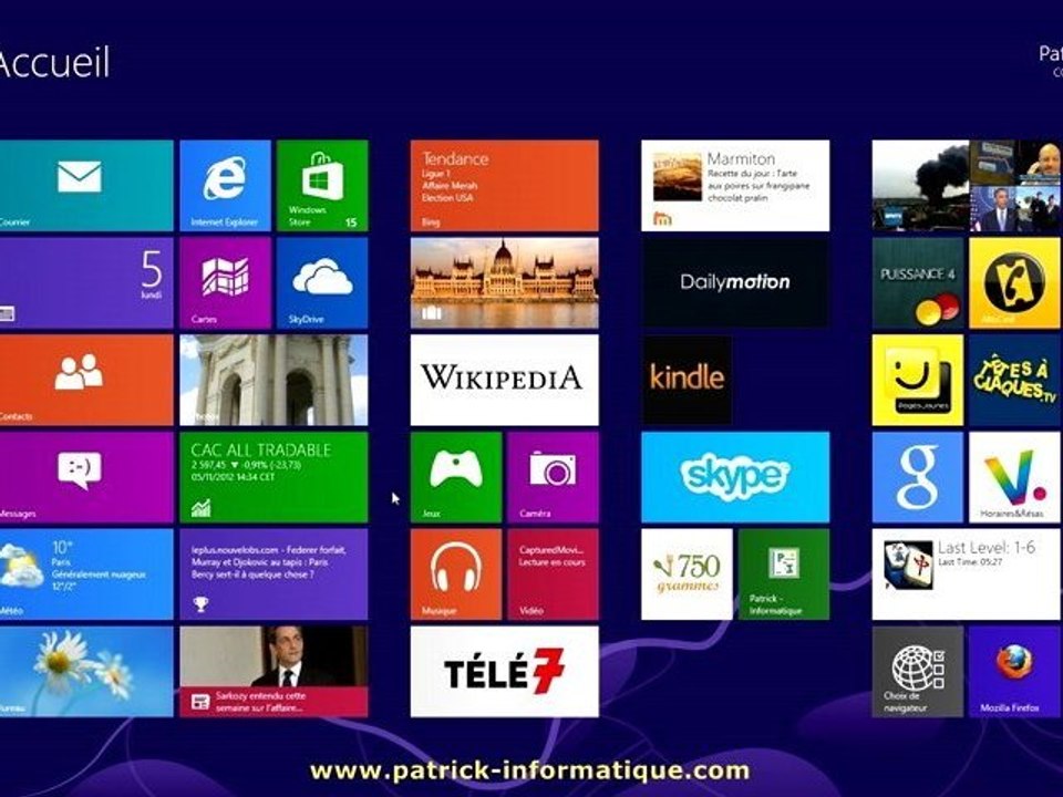 Tuto Windows 8 - Restaurer des docs et vider la corbeille - Extrait