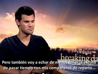 Entrevista Subtitulada De Taylor : "Voy a echar de menos a Jacob"