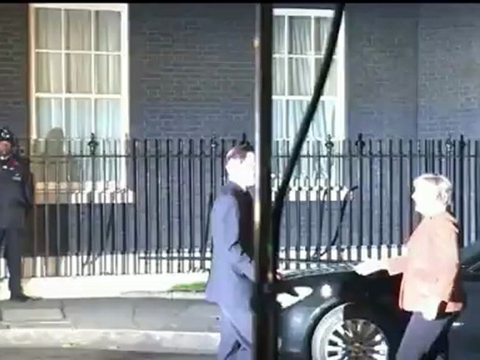 Merkel visita Cameron