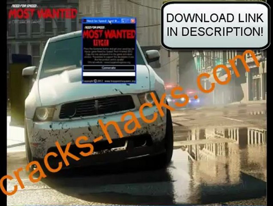 Need for Speed Most Wanted Keygen Download 100% WORKING!!