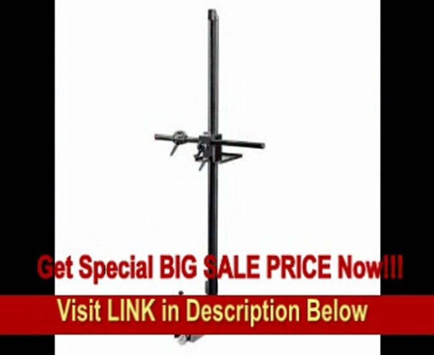 SPECIAL DISCOUNT Manfrotto 806 Mini Salon 190 Camera Stand with Counter-Balanced Cross Arm (Black)