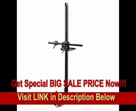 SPECIAL DISCOUNT Manfrotto 806 Mini Salon 190 Camera Stand with Counter-Balanced Cross Arm (Black)