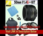 SPECIAL DISCOUNT Nikon 50mm f/1.4G SIC SW Prime Nikkor Autofocus Lens   Deluxe Accessory Kit