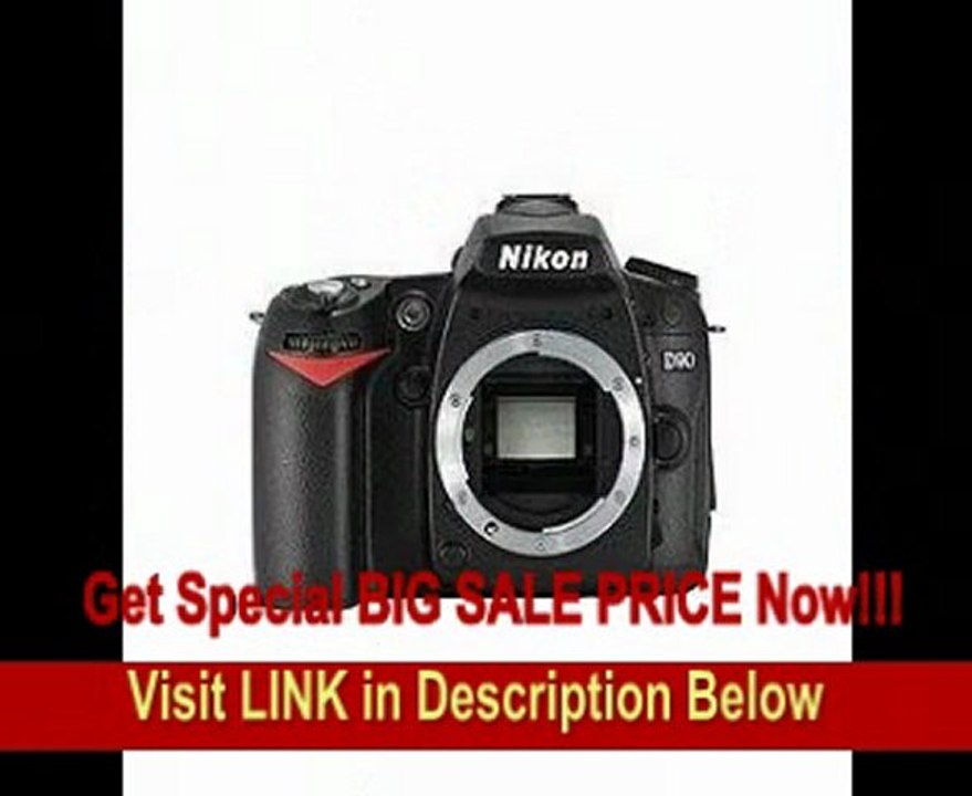Nikon D90 Digital SLR Camera with 55mm - 200mm f/4-5.6G ED AF-S VR Zoom Lens U.S.A. Warranty FOR SALE