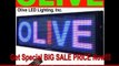 SPECIAL DISCOUNT Olive LED Sign Board - Programmable Scrolling Message Board - 15 Inch(h) X 53 Inch(w), 3 Color(Red, Blue, Purple)