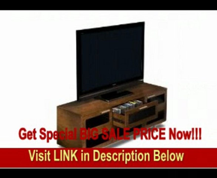 SPECIAL DISCOUNT BDI Avion 8927 Triple Wide Enclosed Cabinet (Chocolate Stained Walnut)