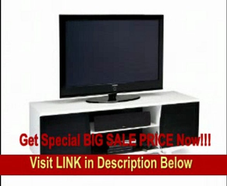 BEST BUY BDI Marina 8729-2, Triple Wide Enclosed Cabinet ( Gloss White)