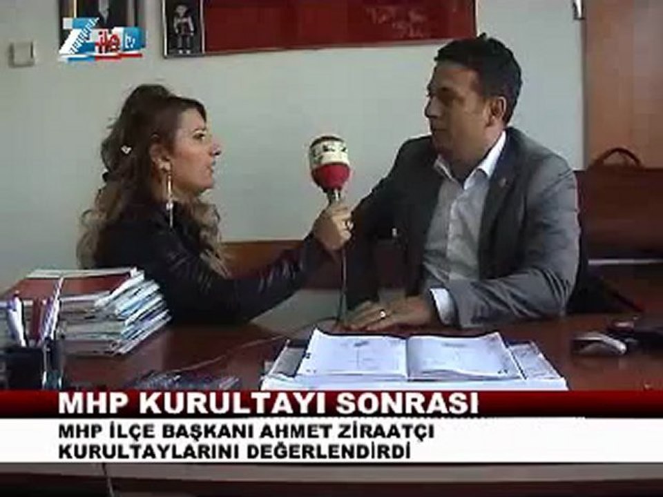 Mhp zile ilçe başkanı ahmet ziraatçının kurultay degerlendirmesi