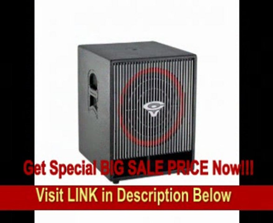 SPECIAL DISCOUNT Cerwin Vega Pro CVA-115X 15-Inch Activeseries High Performance Subwoofer