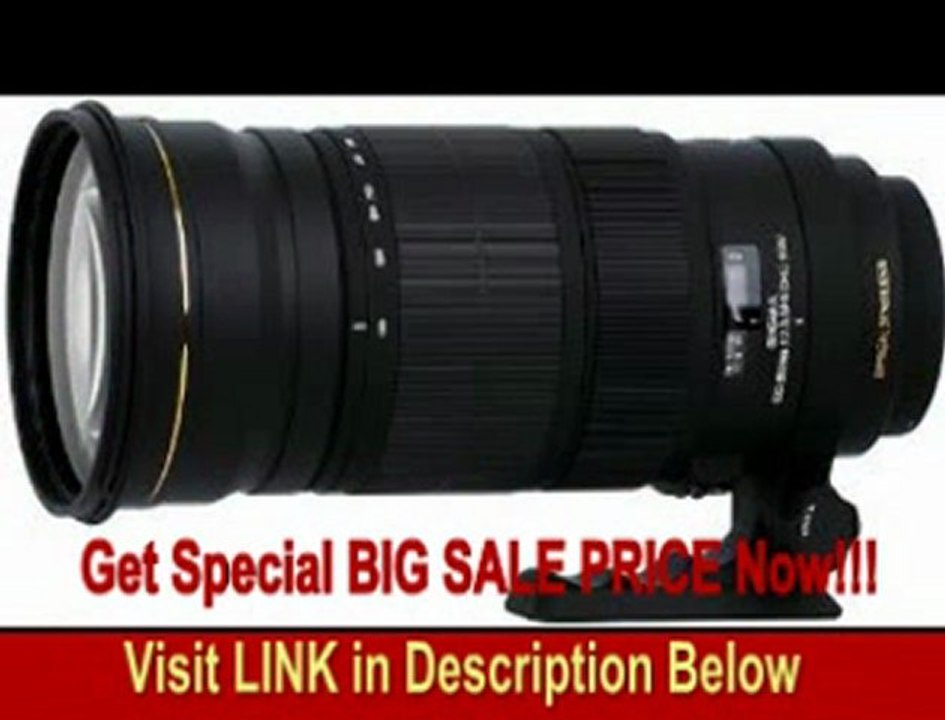 BEST PRICE Sigma 120-300mm f/2.8 AF APO EX DG OS HSM Lens for Nikon Digital SLRs