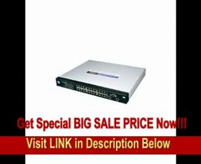 SPECIAL DISCOUNT Linksys SRW2024 Gigabit Ethernet Switch