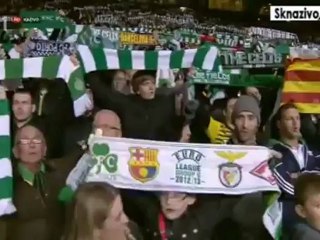 Ambiance extraordinaire avant Celtic - Barcelone