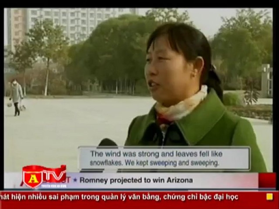 ANTĐ - Bão cát tràn vào Tây Bắc Trung Quốc