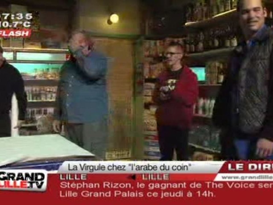 Night Shop : La Virgule chez "L'Arabe du coin" (Tourcoing)