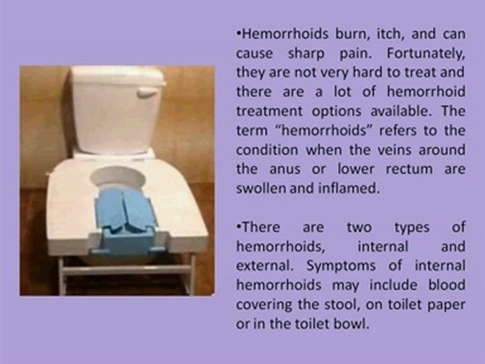 SPECIALIZED TREATMENTS FOR HEMORRHOIDS