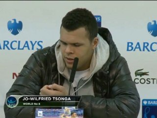 Masters de Londres - Tsonga : "Prendre les matchs comme ils viennent"