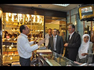 Belediye Başkanvekili Baday, esnafı ziyaret etti.