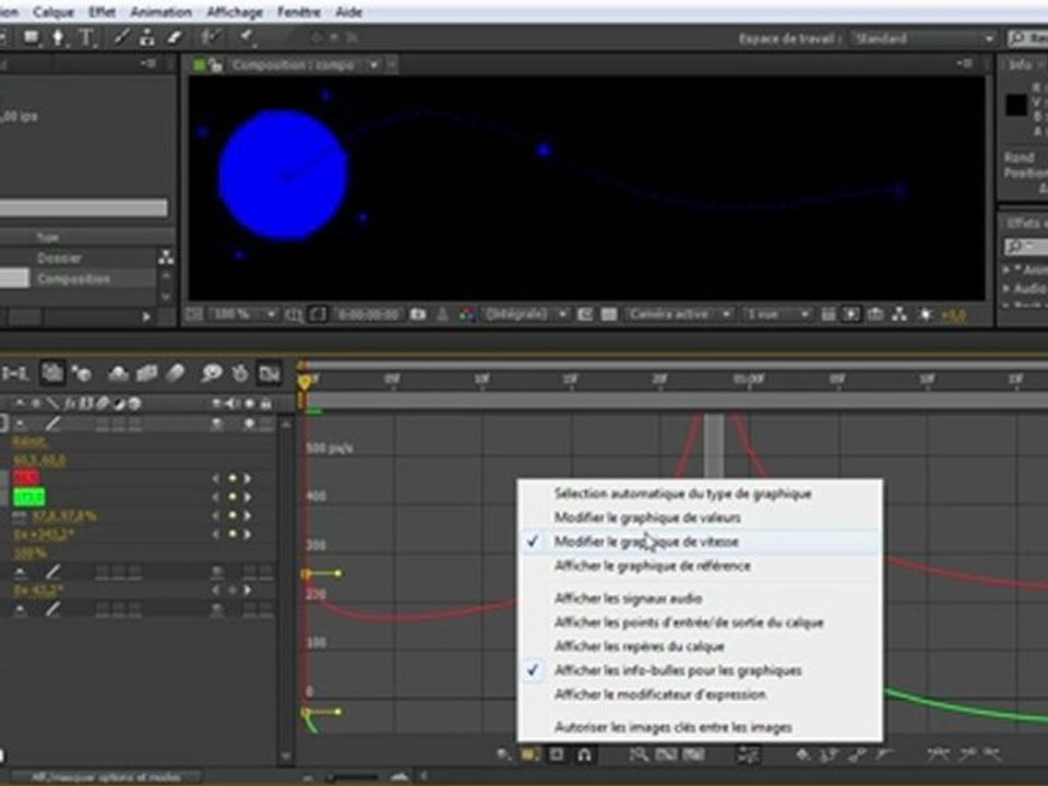 Adobe After Effects CS6 : Éditeur de graphique 2/2