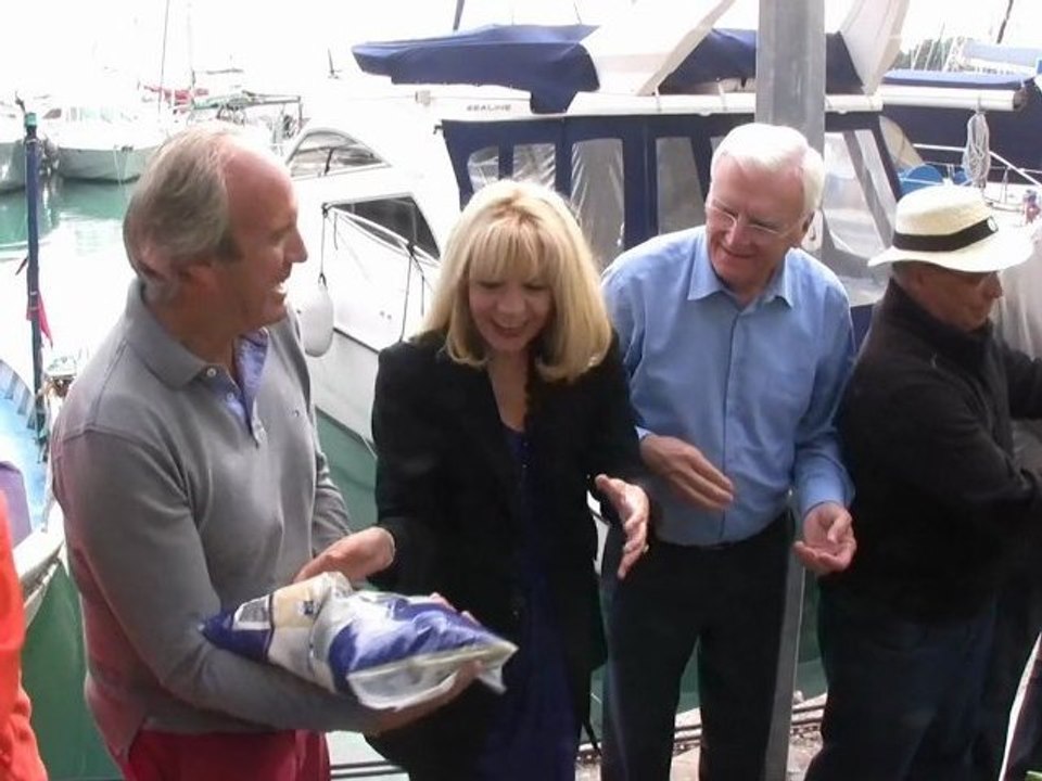 Yachts du coeur, Marina Baie des Anges 2012,  Eco-Mer, Parrain Marc Pajot, Marraine Alexia Barrier, GIPM