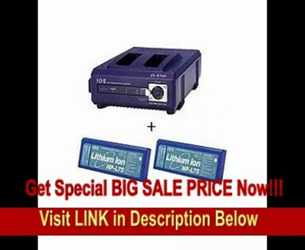 SPECIAL DISCOUNT IDX NP-L7S Starter Kit with One JL-2Plus Multi-format Charger/Power Supply, Two NP-L7S 71 WH Lithium-ion 14.8 volt Batteries