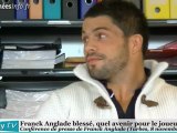 Tarbes Franck Anglade (TPR) s'explique sur sa blessure (8 novembre 2012)