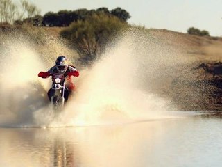 Slow Motion Enduro Over Water - Red Bull