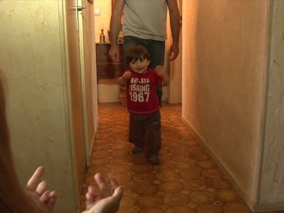 Les premiers pas d'Adelin - 21 octobre 2012