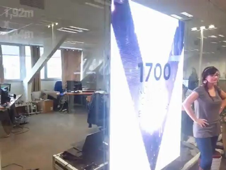 Nouveaux écrans vitrines slim LED pitch 4 (ultra fins & totalement silencieux)