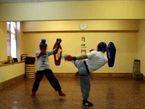 Кунг фу Ушу. Москва. Спарринг.