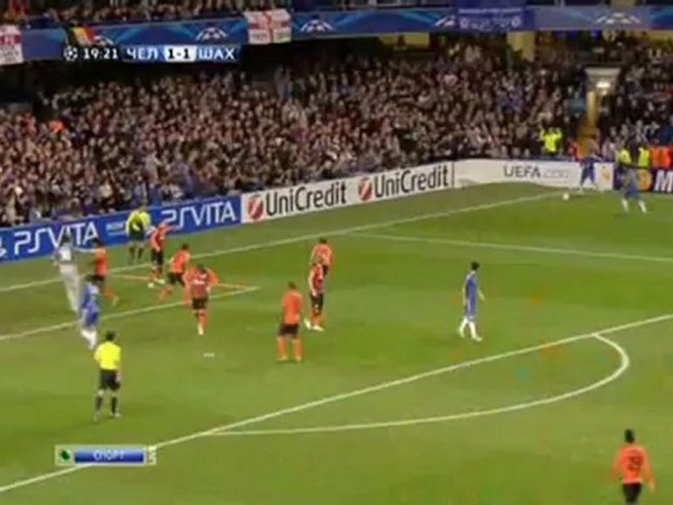 Лига Чемпионов 2012-13 / Группа E / 4-й тур / Челси  - Шахтер  (1 тайм)