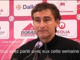 DFCO - Nîmes, conférence d'avant-match d'Olivier Dal'Oglio