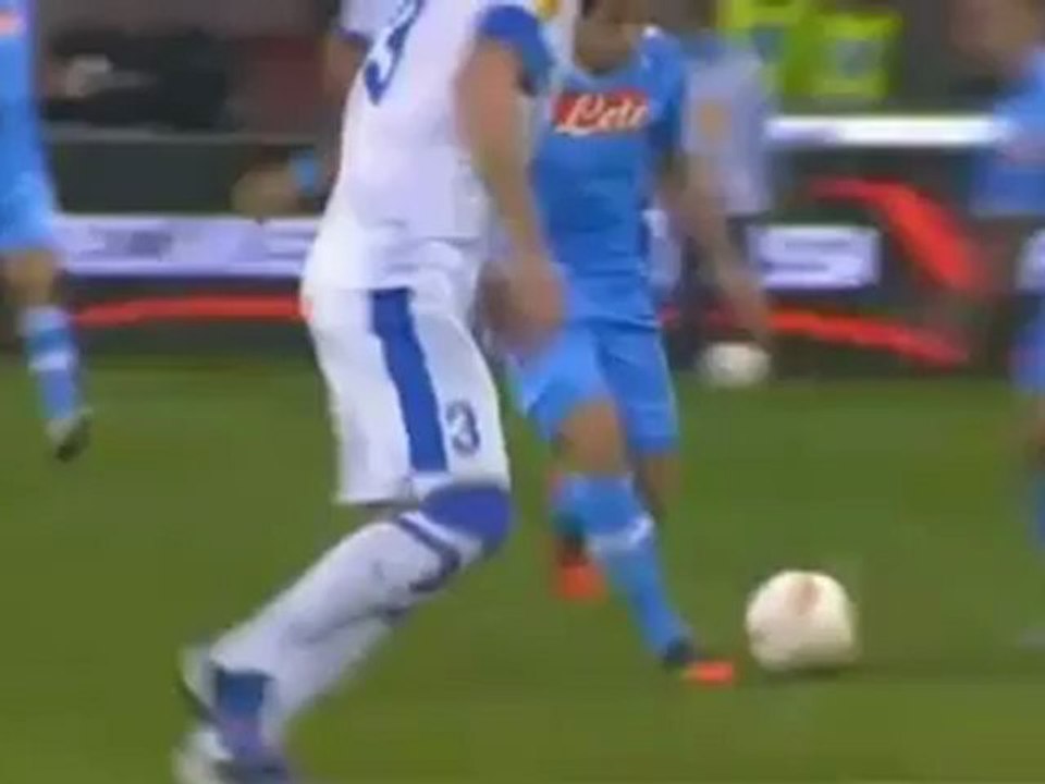 Cavani Goal Napoli-Dnipro 1-0 Europa League 8-11-2012