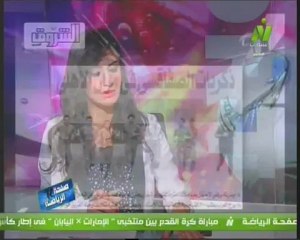 حوار الاعلاميه هبه ماهر فى صفحه الرياضه مع الناقد عثمان سالم