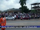 Hunt for survivors after Ghana mall collapse kills 9