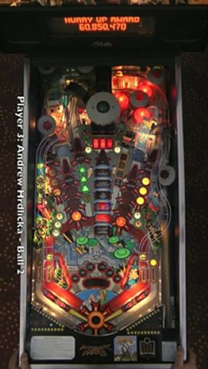 ATTACK FROM MARS Pinball Table (Midway 1995) - Pinburgh 12 C Division Final (Game 1)