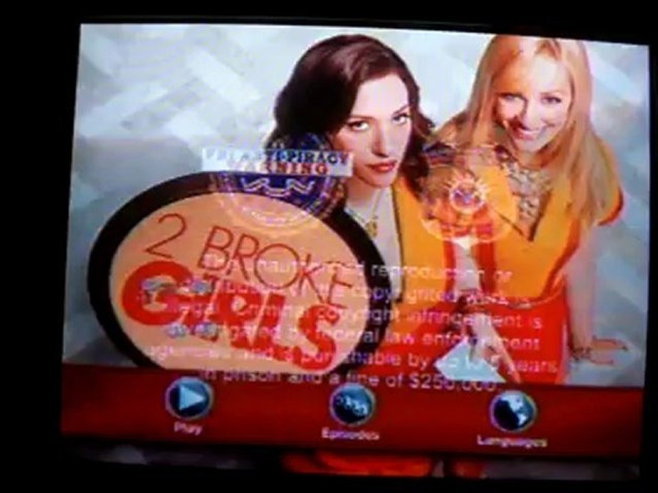 Opening to 2 Broke Girls Season One 2012 DVD