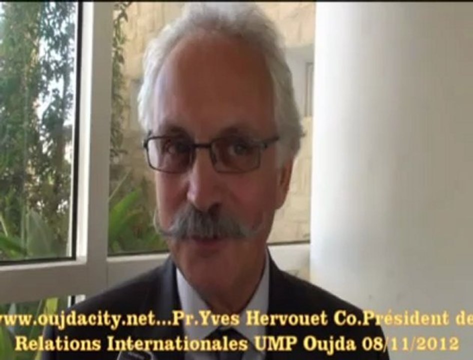 ump Oujda / Promouvoir la recherche scientifique au Maroc ...Pr.Yves Hervouet  Co. Président du PHC VOLUBILIS direction des relations internationales