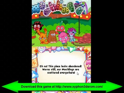 Moshi Monsters Moshlings Theme Park (E) DS ROM Download with Desmume Gameplay