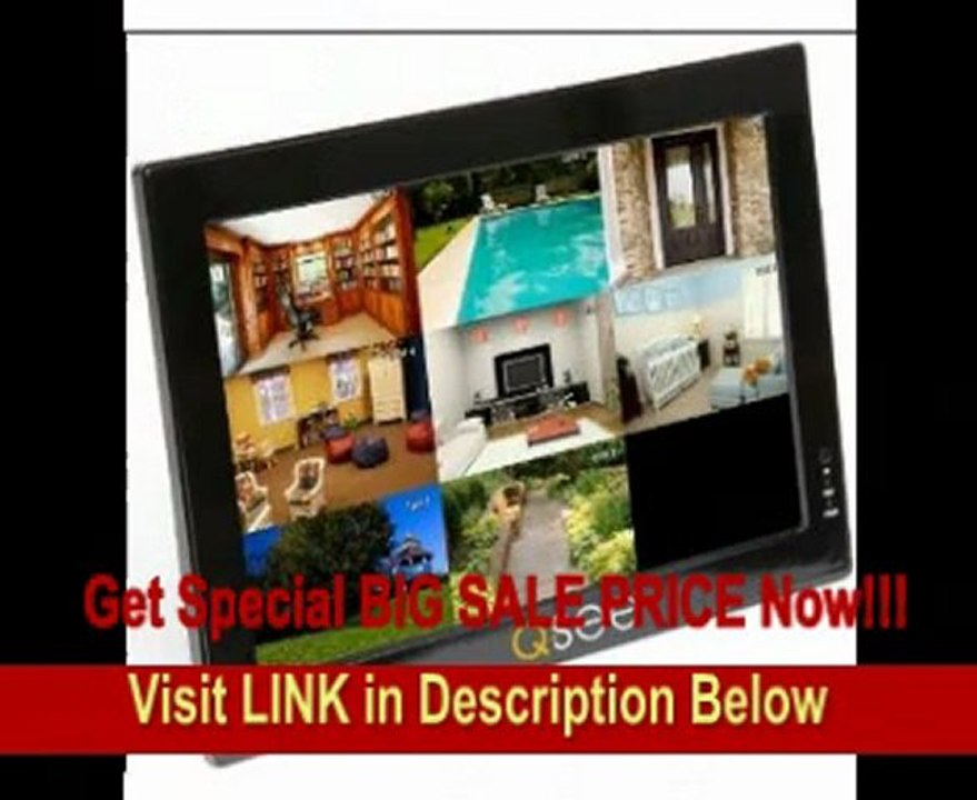 BEST PRICE Q-See QC40108-803-5 10-Inch Observation 8 Channel DVR with 500 GB HD 8 CCD Cameras 420 TV Lines, MAC OS Compatible