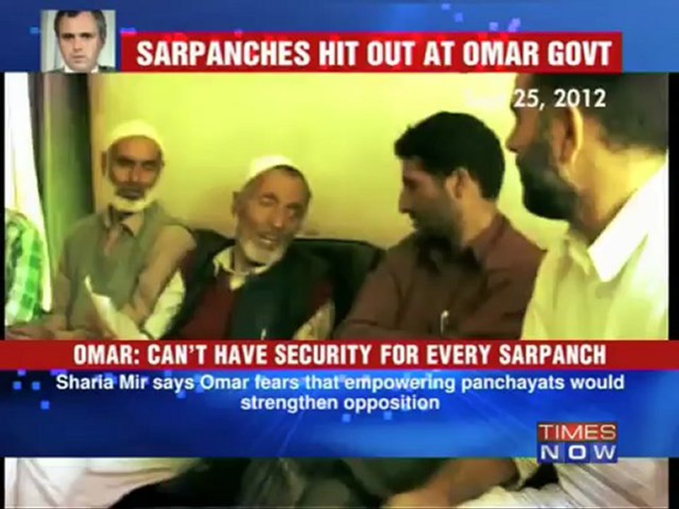 Omar Abdullah vs Sarpanches