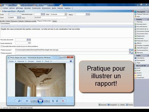 EBP Gamme Bâtiment - Ajout de documents externes dans les interventions