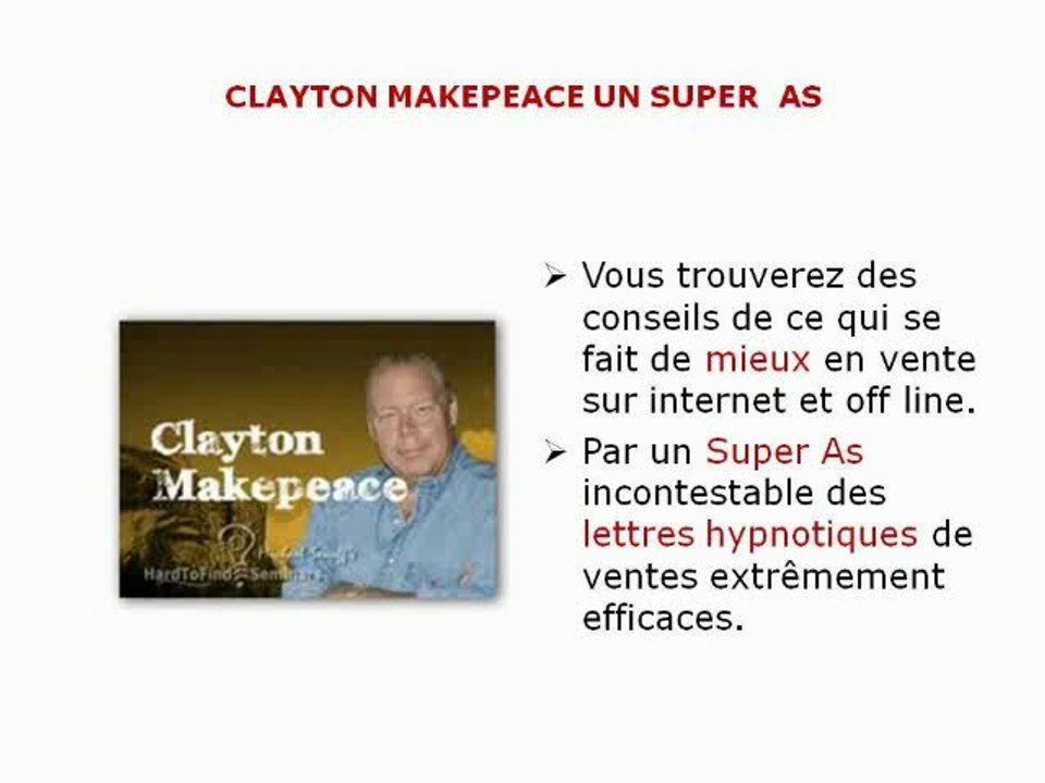 CONSEILS EXPERTS COPYWRITING CL.MAKEPEACE