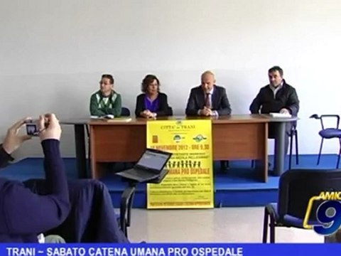 Trani | Sabato catena umana pro ospedale