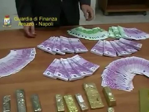 Napoli - Riciclaggio di oro tra Napoli e Arezzo 1 (08.11.12)