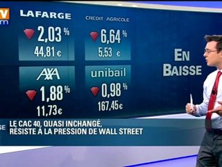 Ouverture de la Bourse de Paris - 9 novembre
