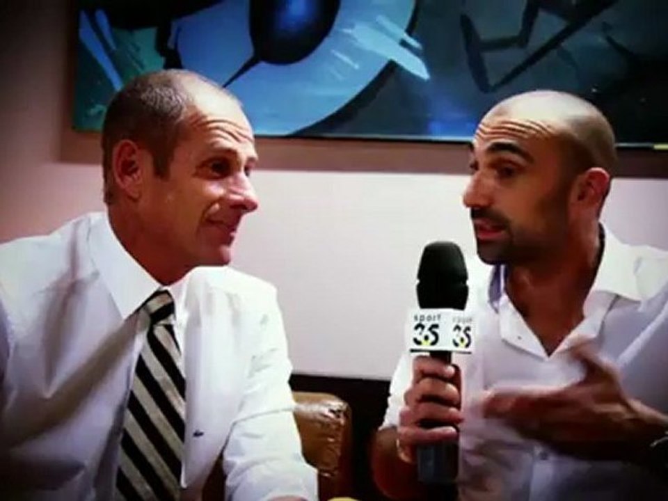Jerome Alonzo rencontre Guy Forget pour  "Place 2 be" spécial Master de Bercy (partie 1)